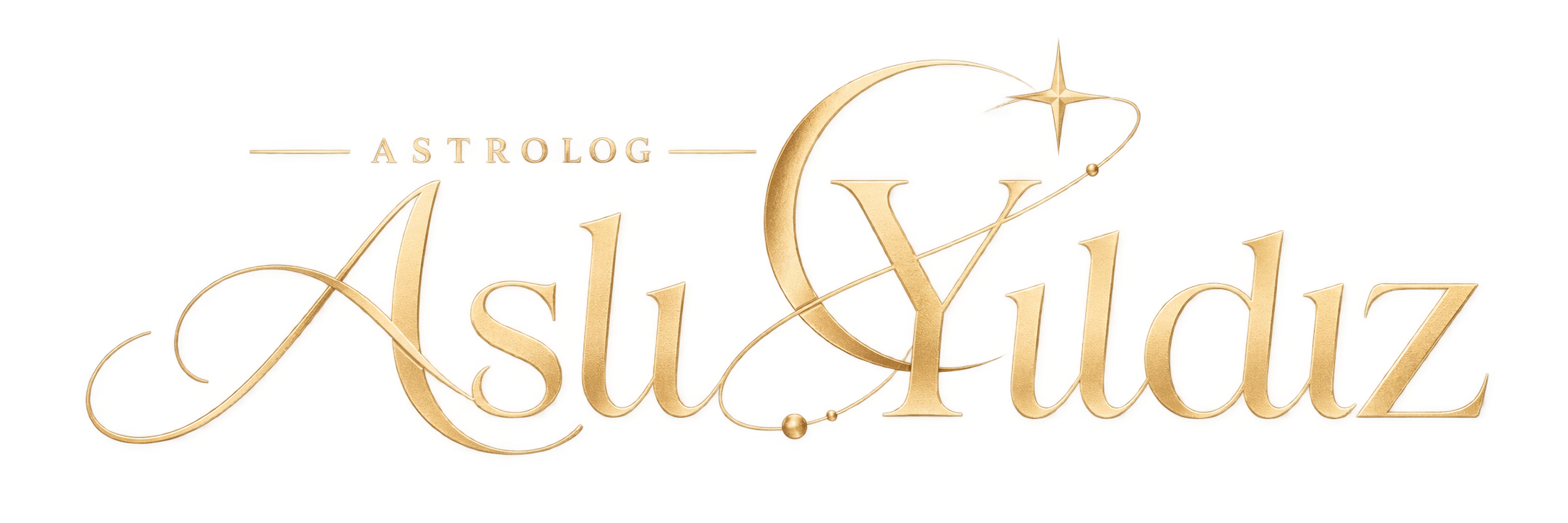 Astrolog Aslı Yıldız altın logo